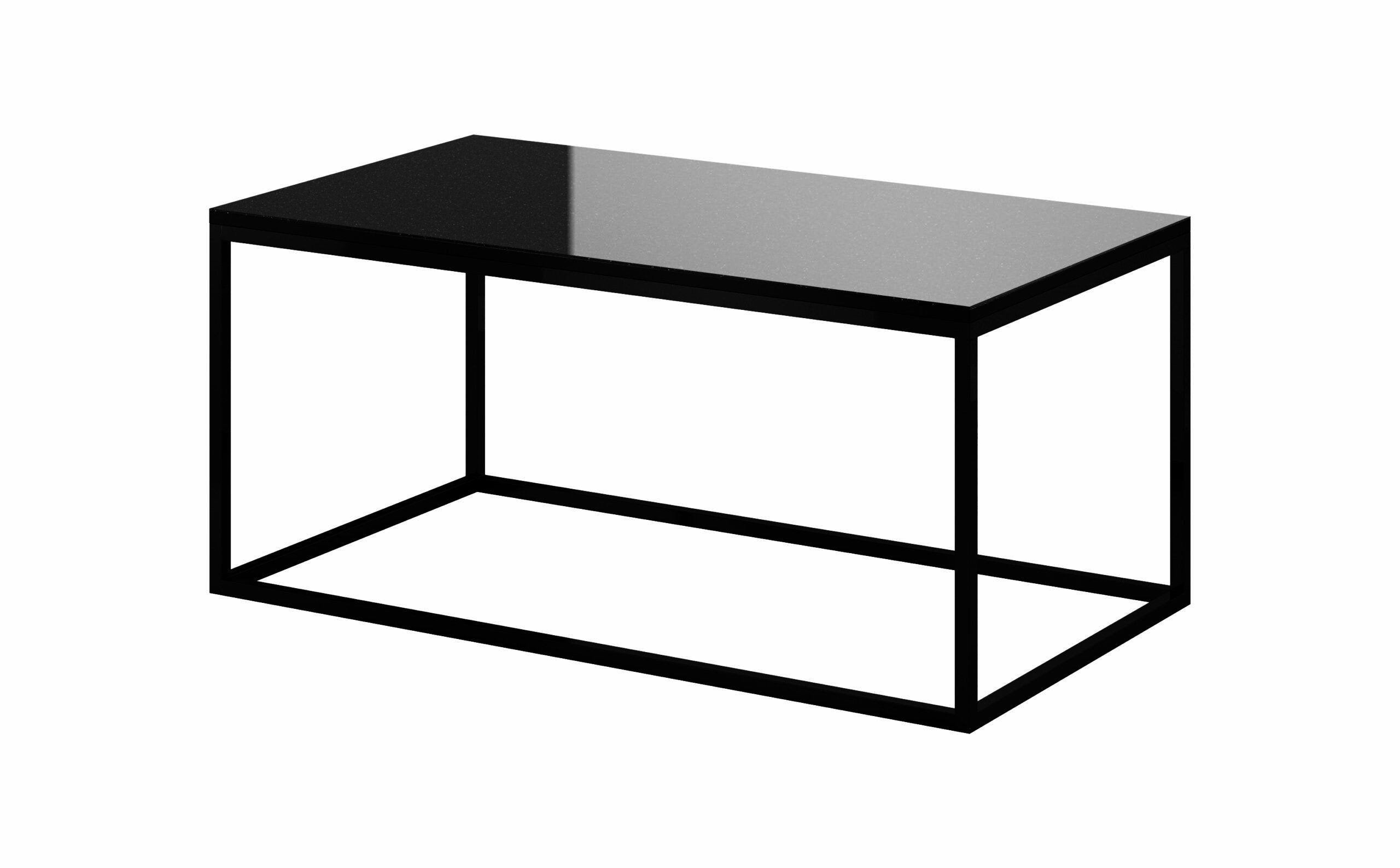 View Helio 99 Coffee Table Black Glass 110cm information