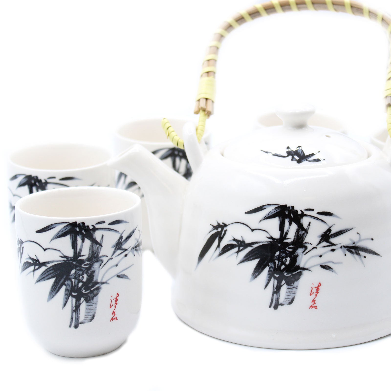 View Herbal Teapot Set White Stone Oriental information