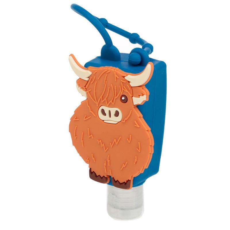 View Highland Coo Cow Gel Hand Sanitiser and Holder information