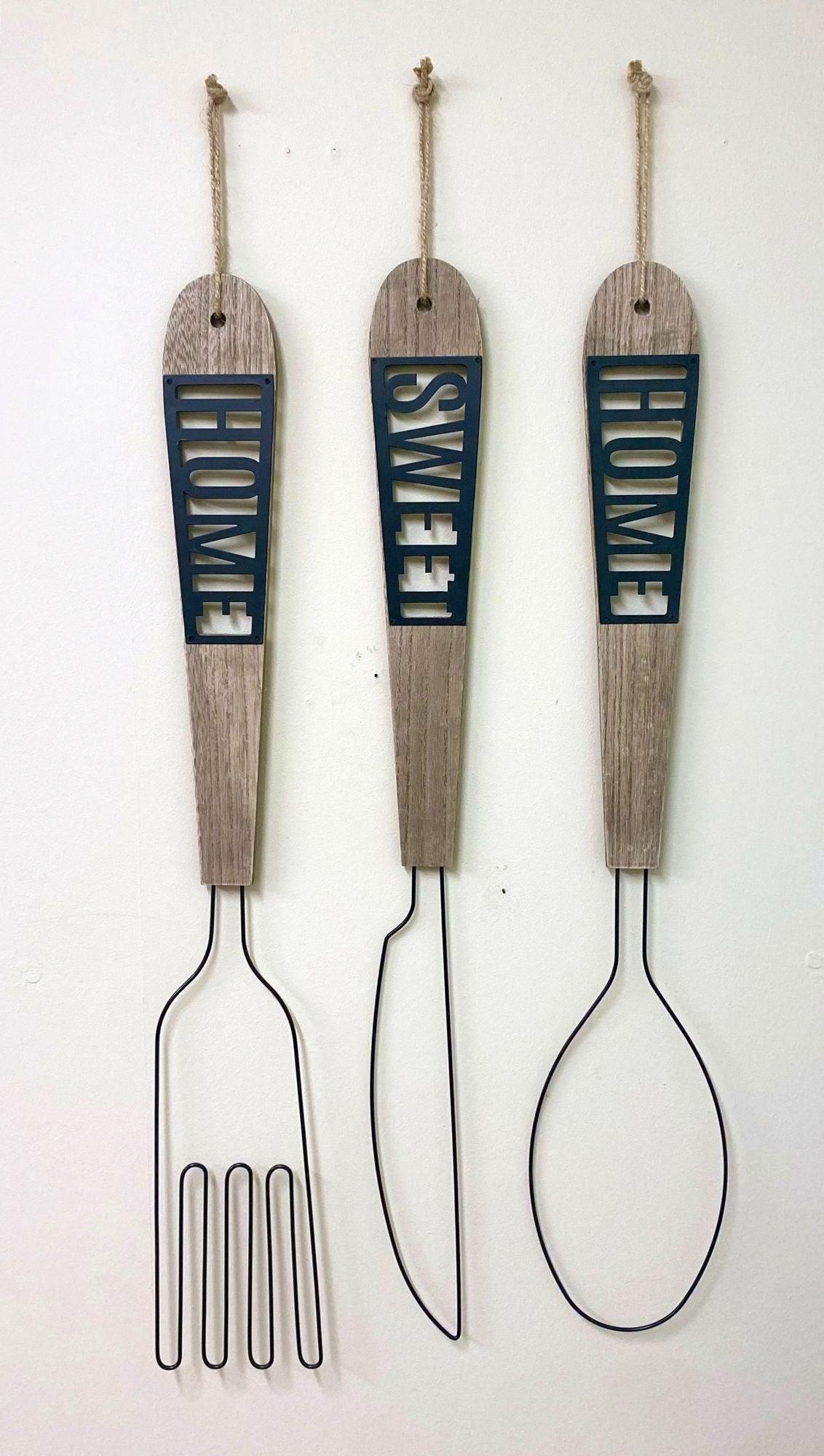 View Home Sweet Home Cutlery Wall Hanging Decoration information