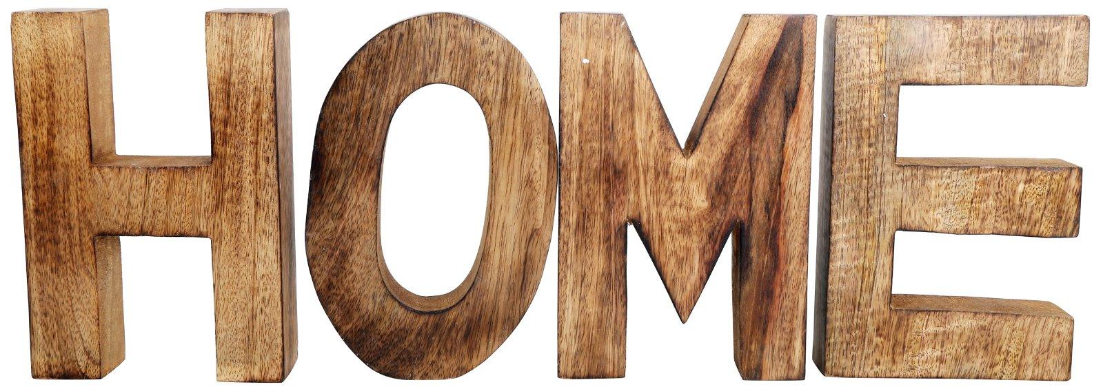 View HOME Wooden Letters Sign information