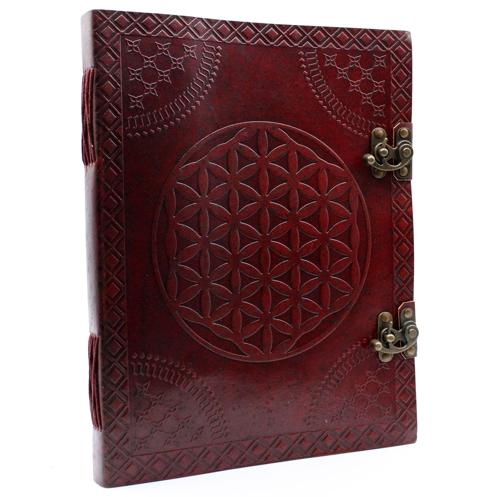 View Huge Flower of Life Leather Book 10x13 200 pages information