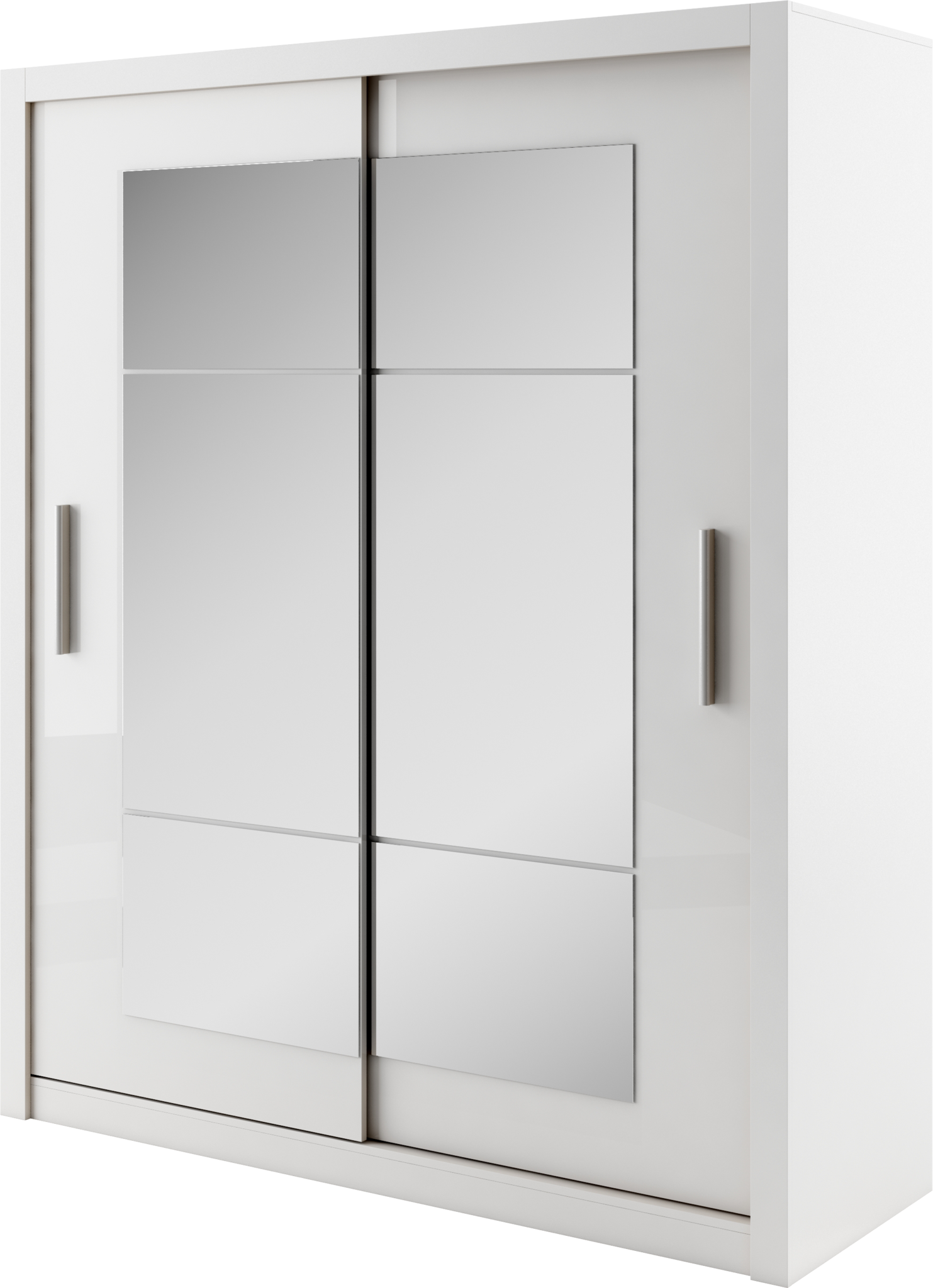 View Idea ID02 Sliding Door Wardrobe 180cm White Matt 180cm information