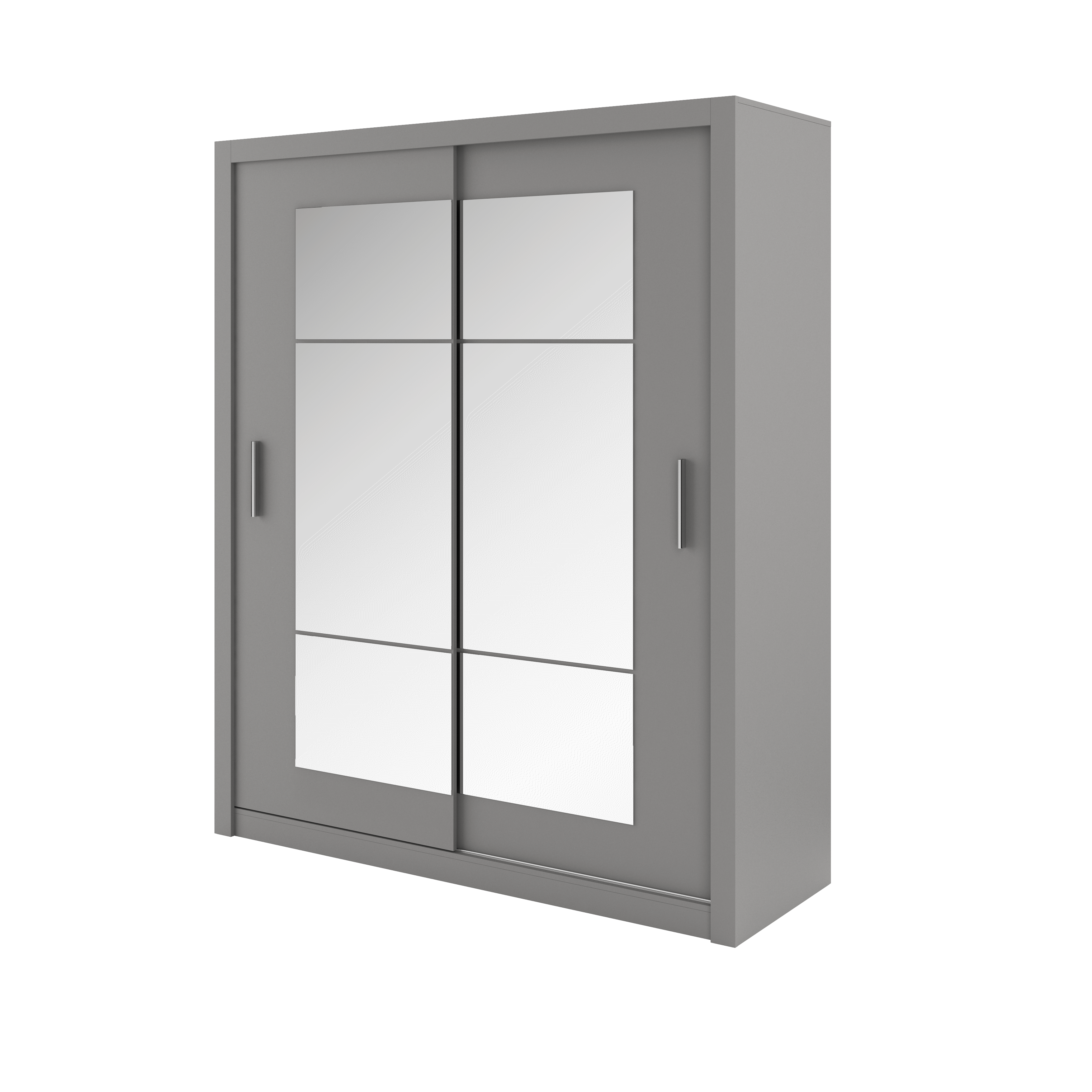 View Idea ID02 Sliding Door Wardrobe 180cm Grey Matt 180cm information