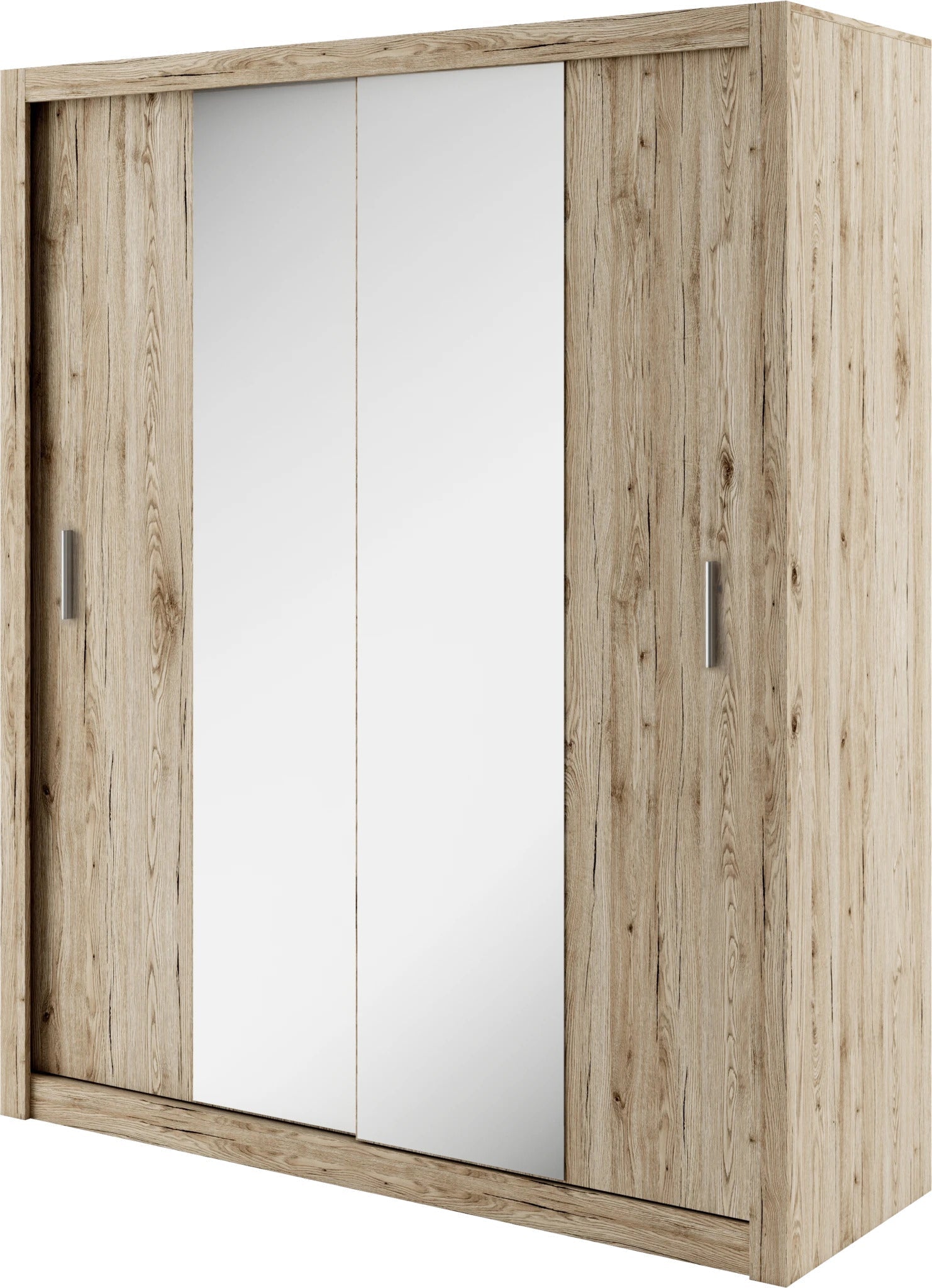 View Idea ID03 Sliding Door Wardrobe 180cm Oak San Remo 180cm information