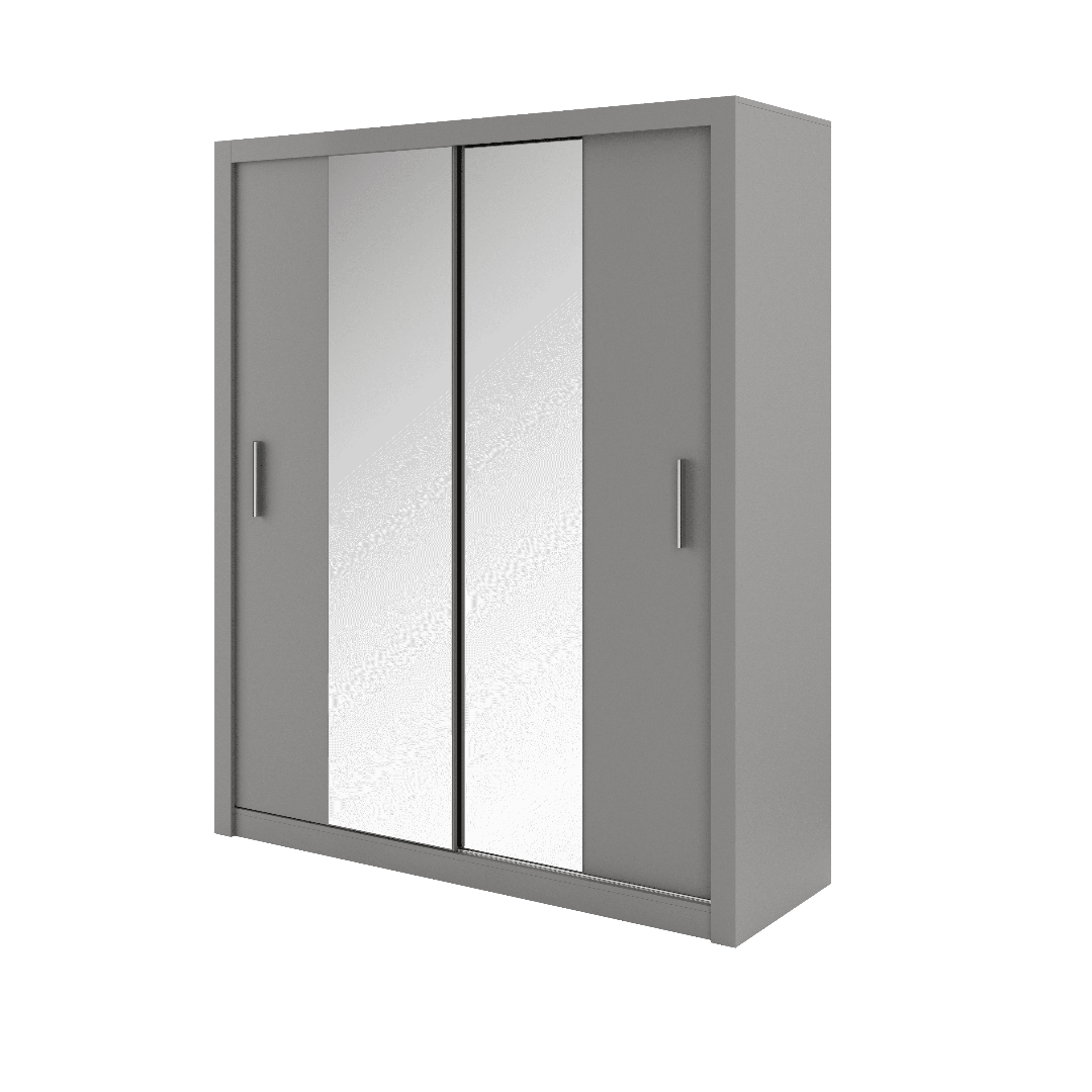 View Idea ID03 Sliding Door Wardrobe 180cm Grey Matt 180cm information