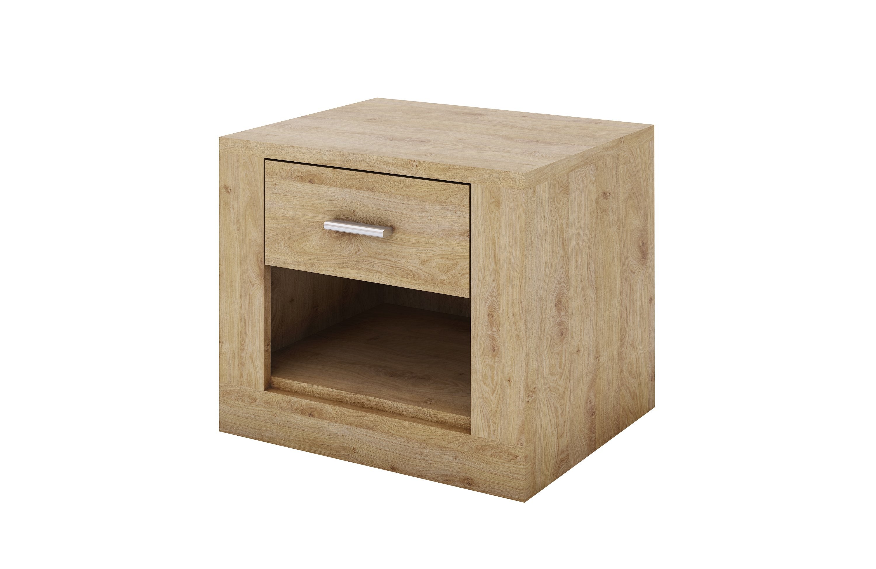 View Idea ID07 Bedside Cabinet Oak Shetland 50cm information