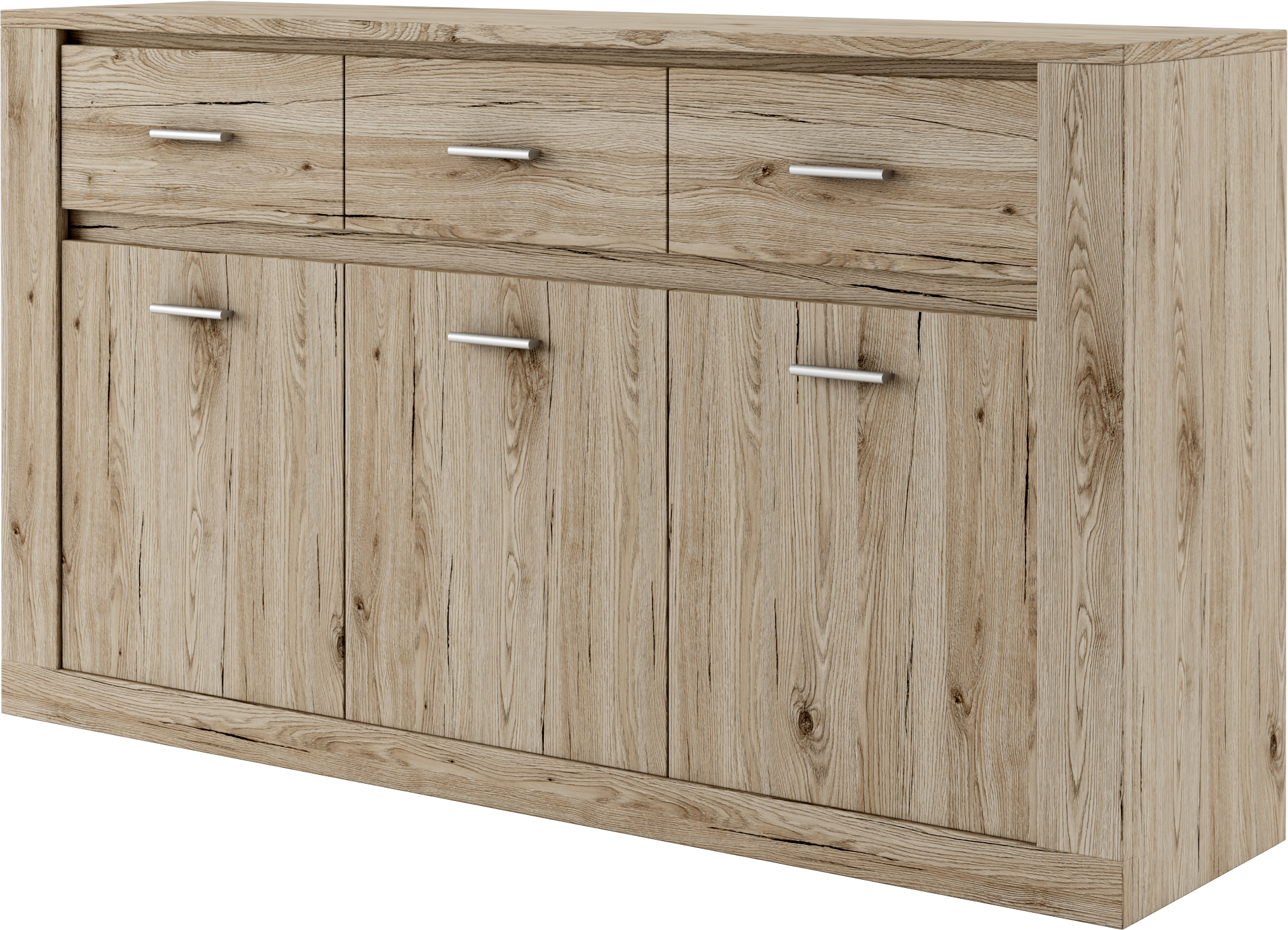 View Idea ID09 Large Sideboard Cabinet Oak San Remo 160cm information