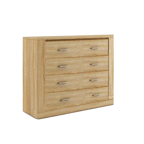 View Idea ID10 Chest of Drawers Oak Shetland 100cm information