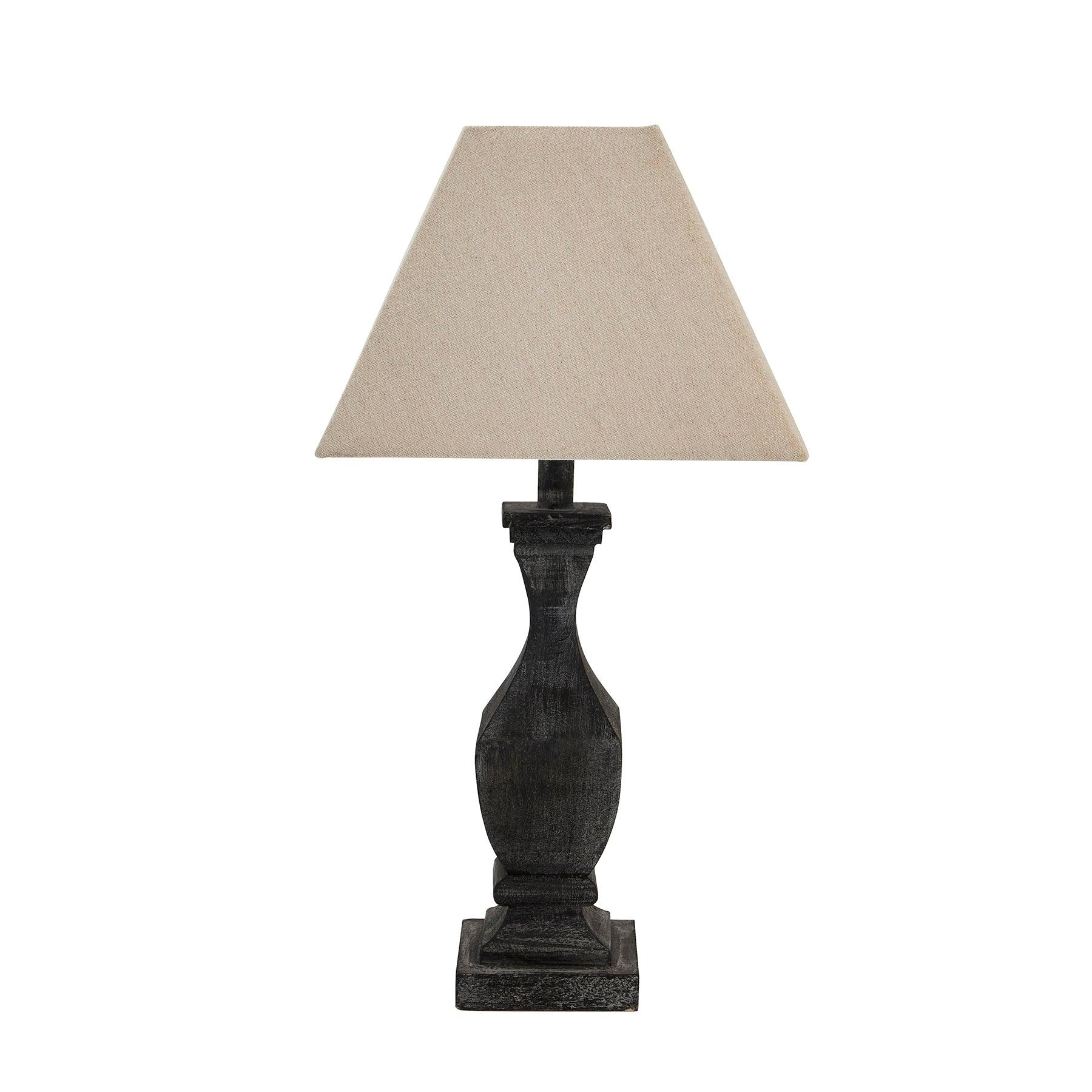 View Incia Fluted Wooden Table Lamp information