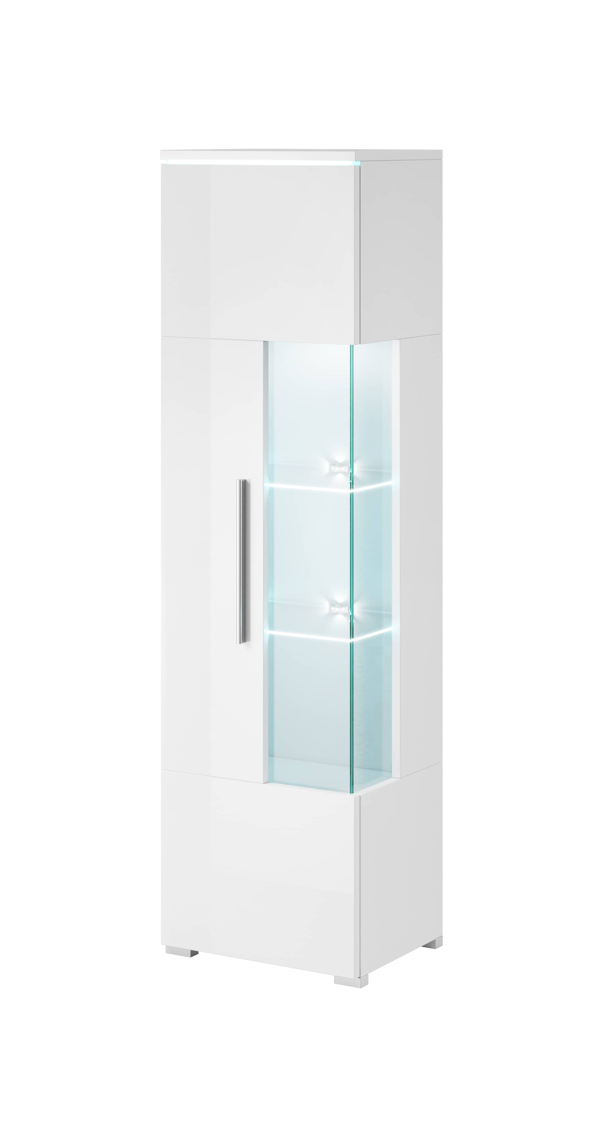 View India 05 Tall Display Cabinet 45cm White information