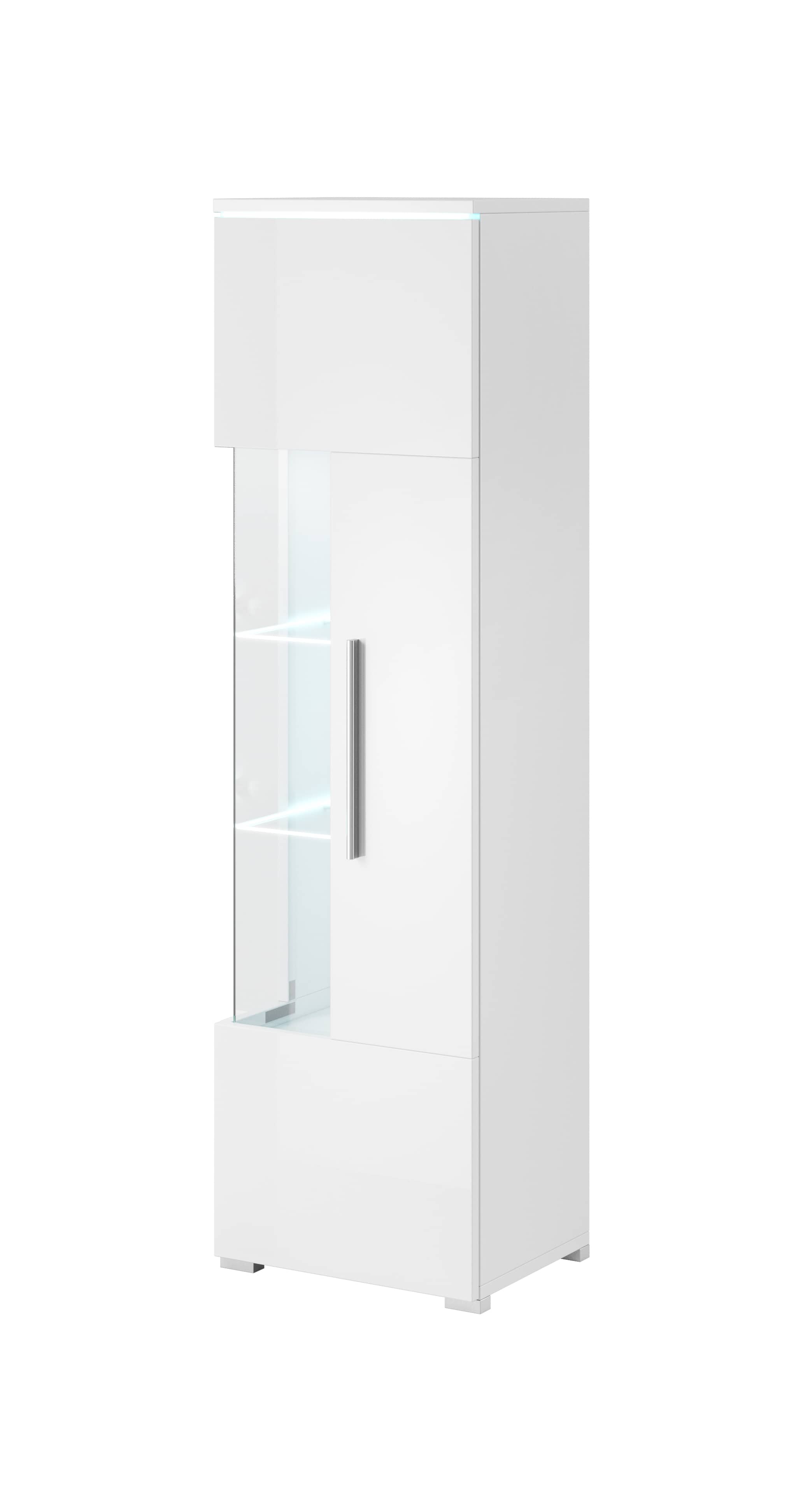 View India 06 Tall Display Cabinet 45cm White information