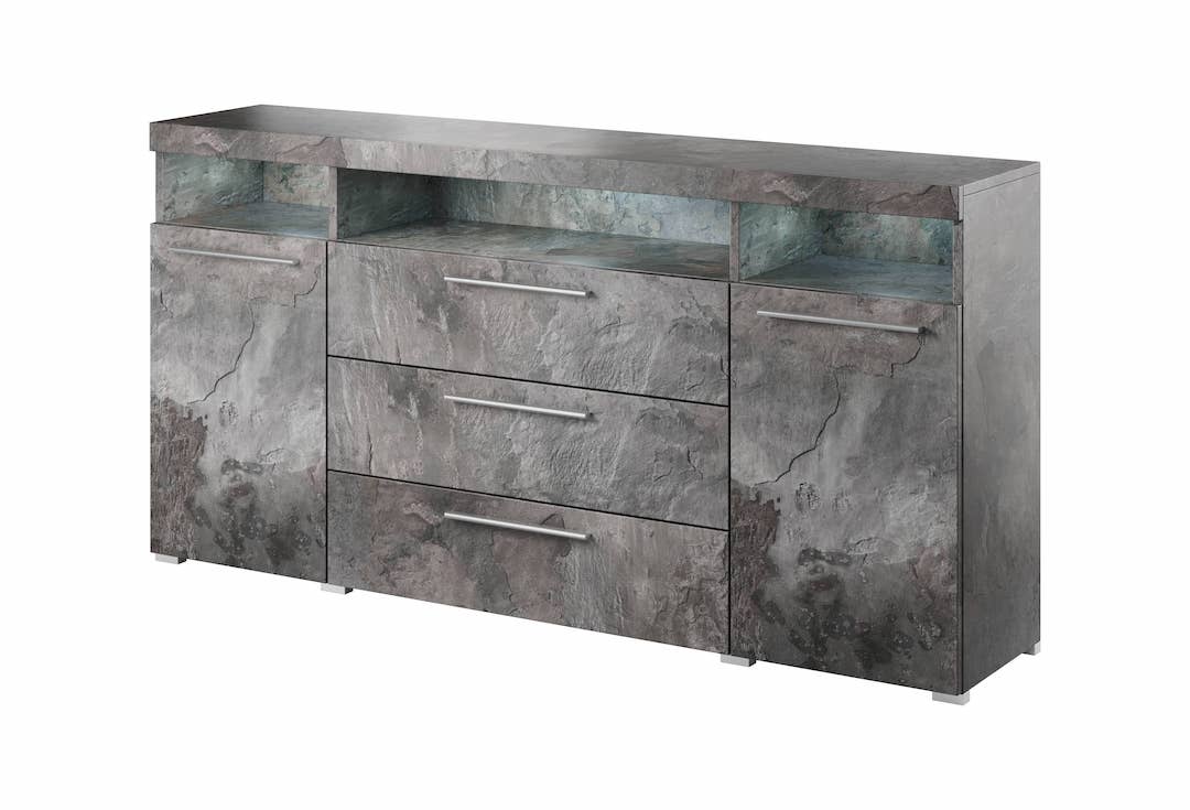 View India 25 Sideboard Cabinet 182cm Schiefer information