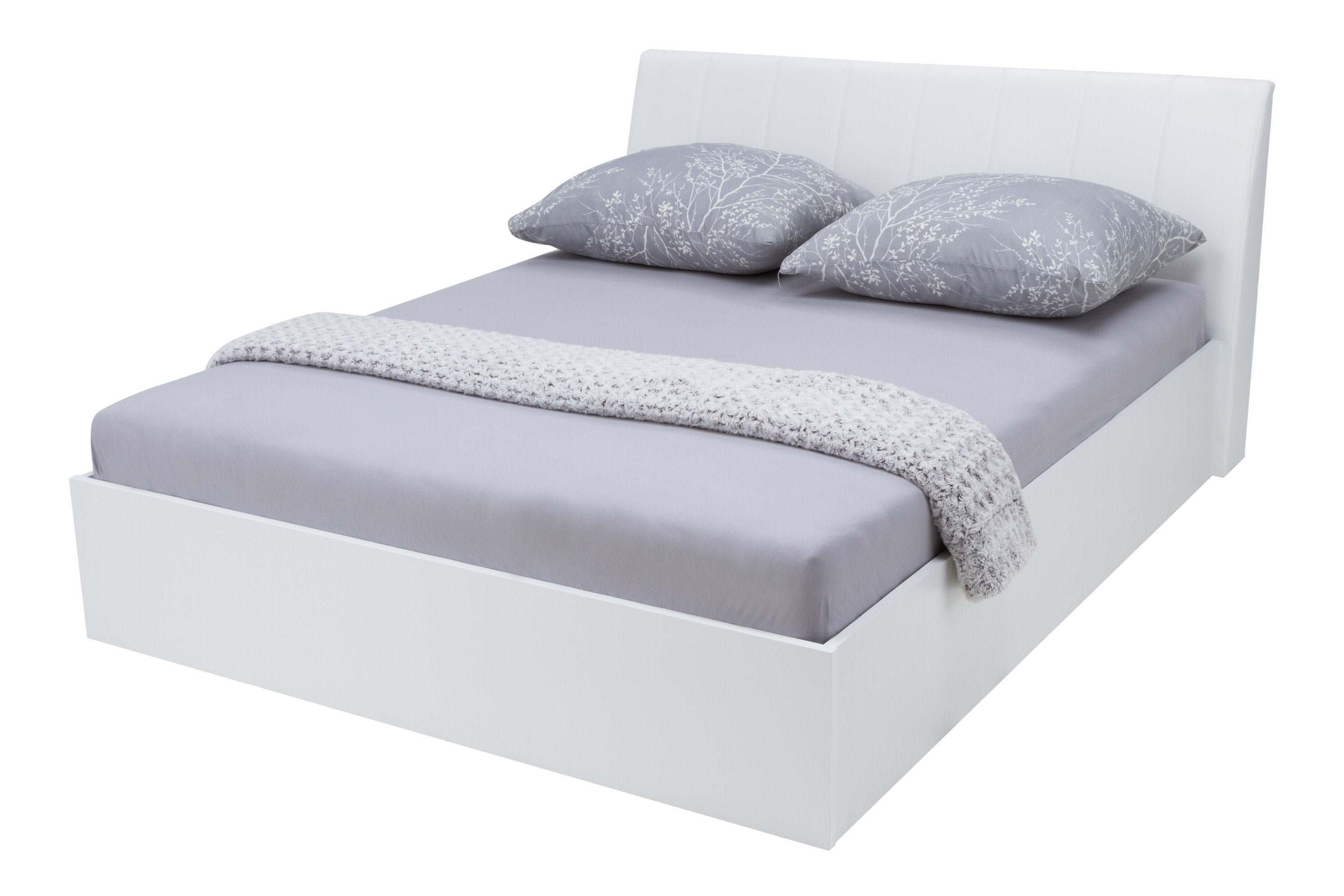 View Italia 8182 Ottoman Bed 160 x 200cm White Matt information