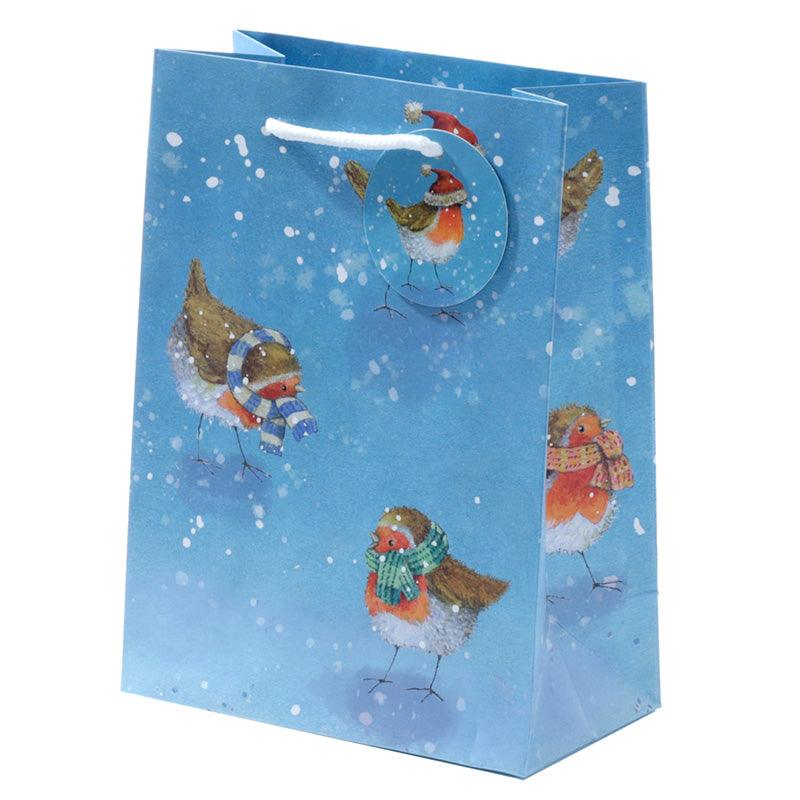 View Jan Pashley Robin Christmas Medium Gift Bag information