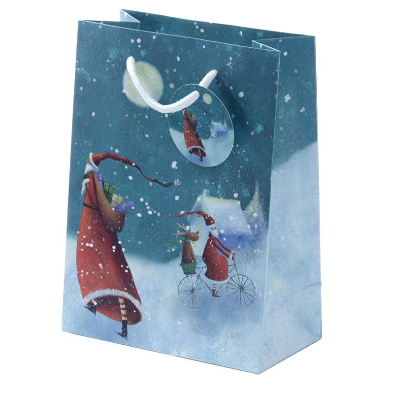 View Jan Pashley Santa Christmas Medium Gift Bag information