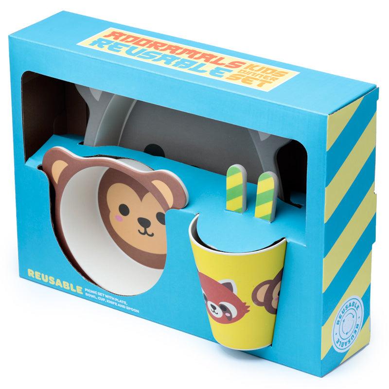 View Kids 5 Piece Breakfast Dinner Set Adoramals information