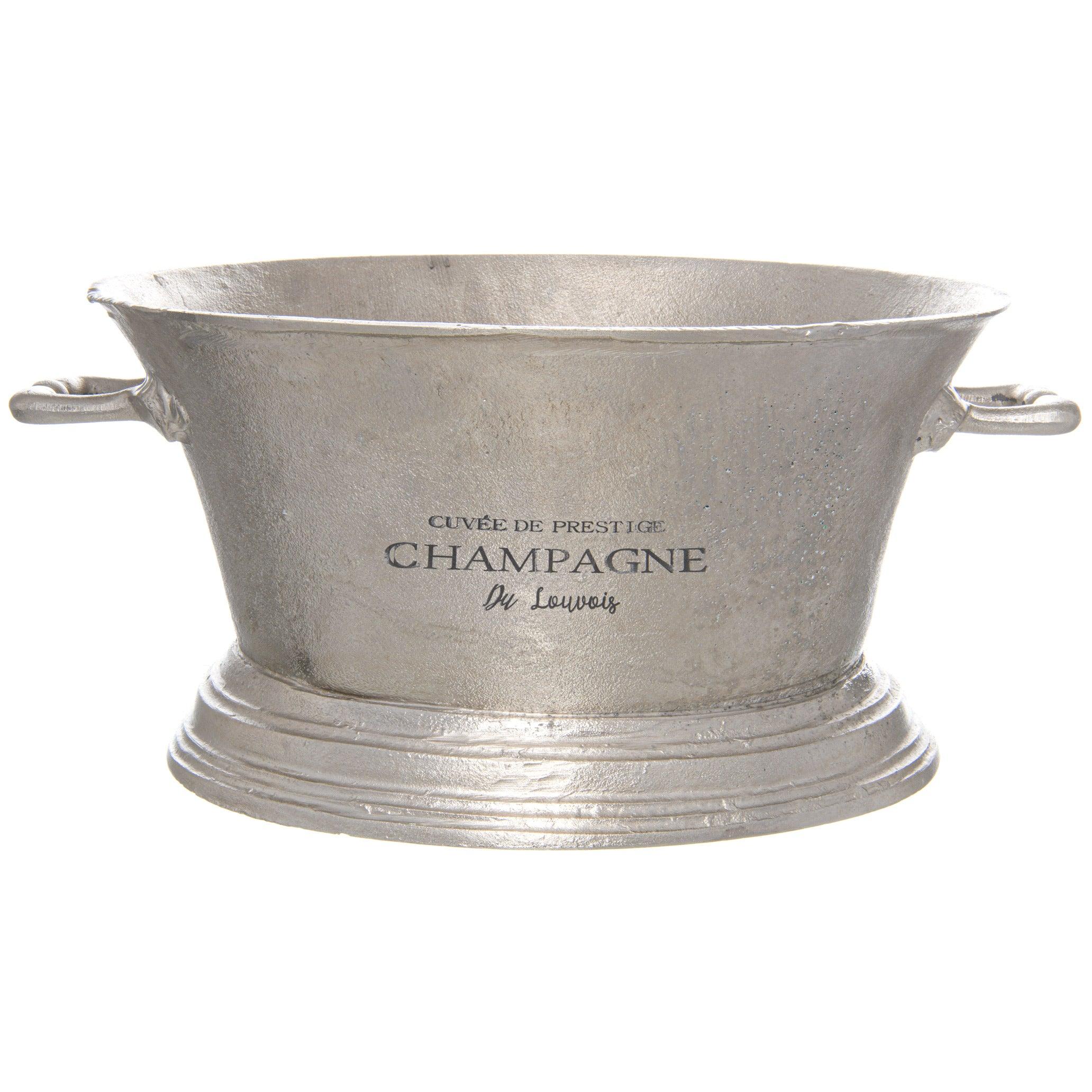 View Large Antique Pewter Champagne Cooler information