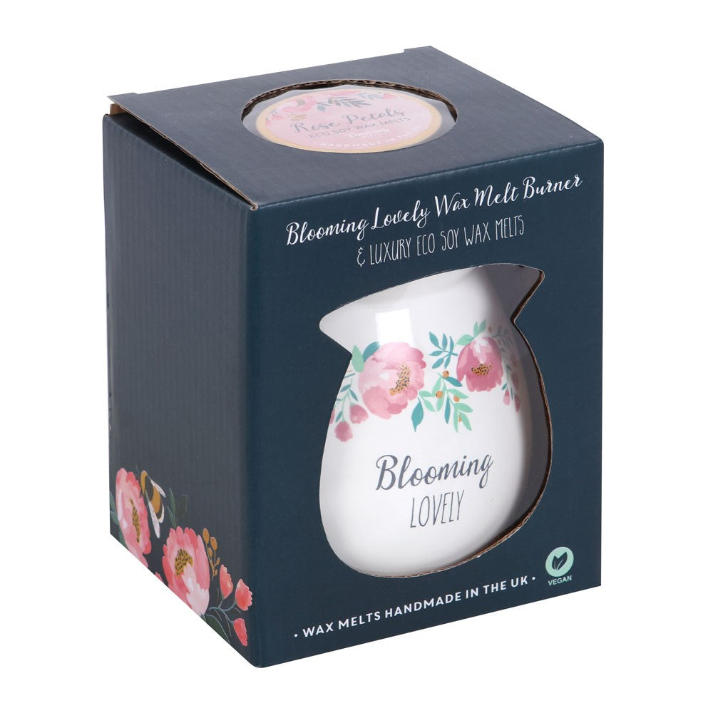 View Large Blooming Lovely Wax Melt Burner Gift Set information