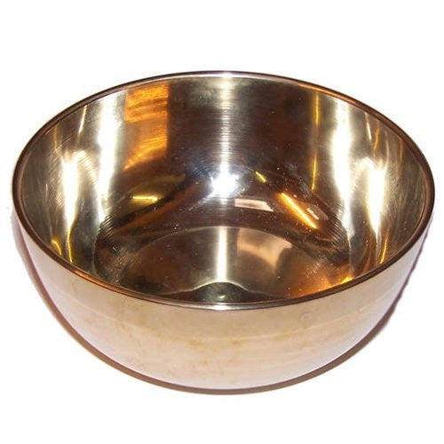 View Large Brass Sing Bowl 17cm information