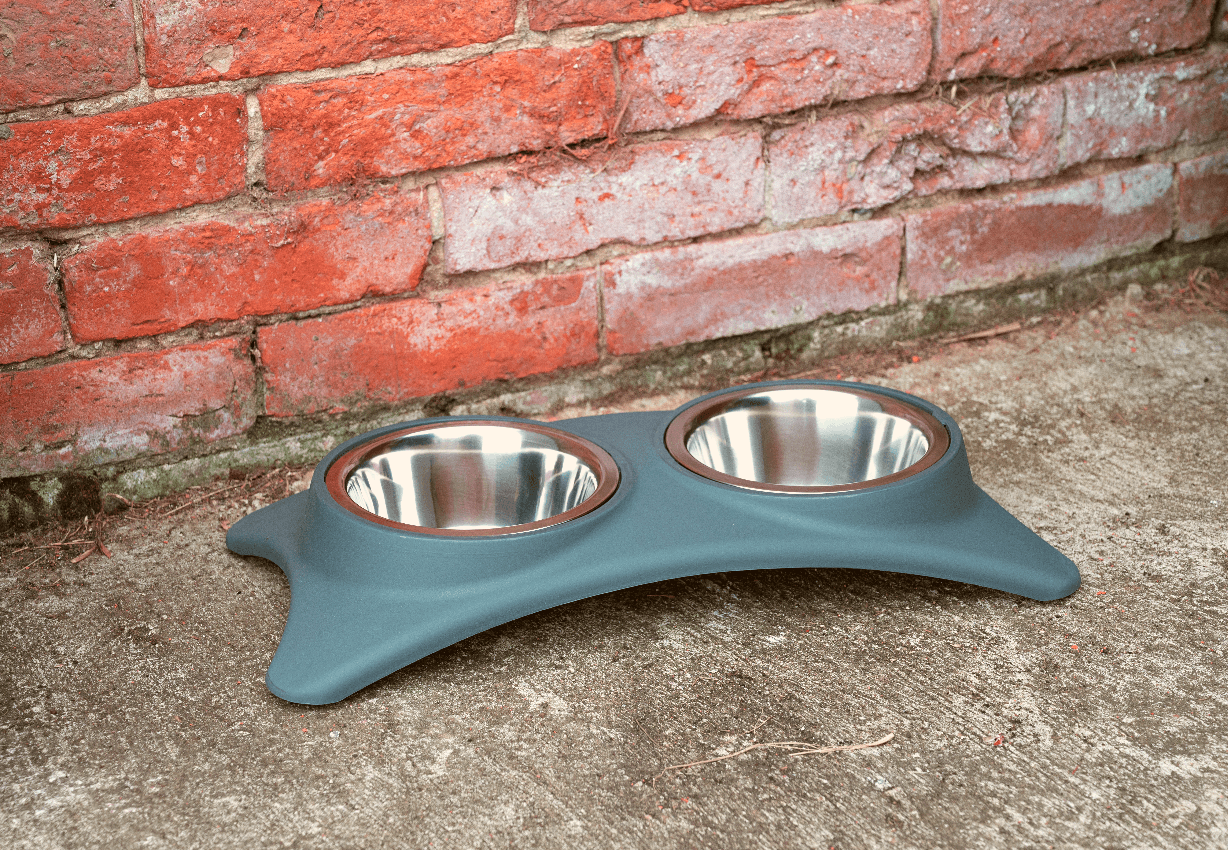 View Large Double Feeding Pet Bowls information