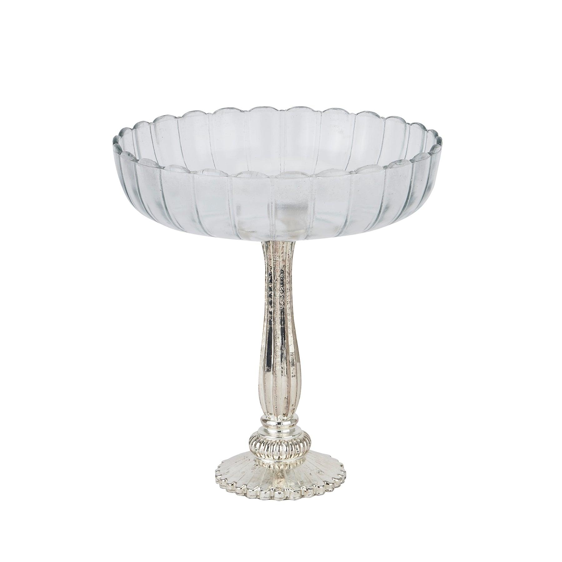 View Large Fluted Glass Display Bowl information
