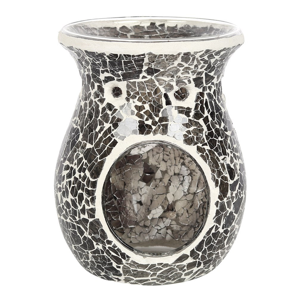 View Large Gunmetal Grey Crackle Oil Burner information