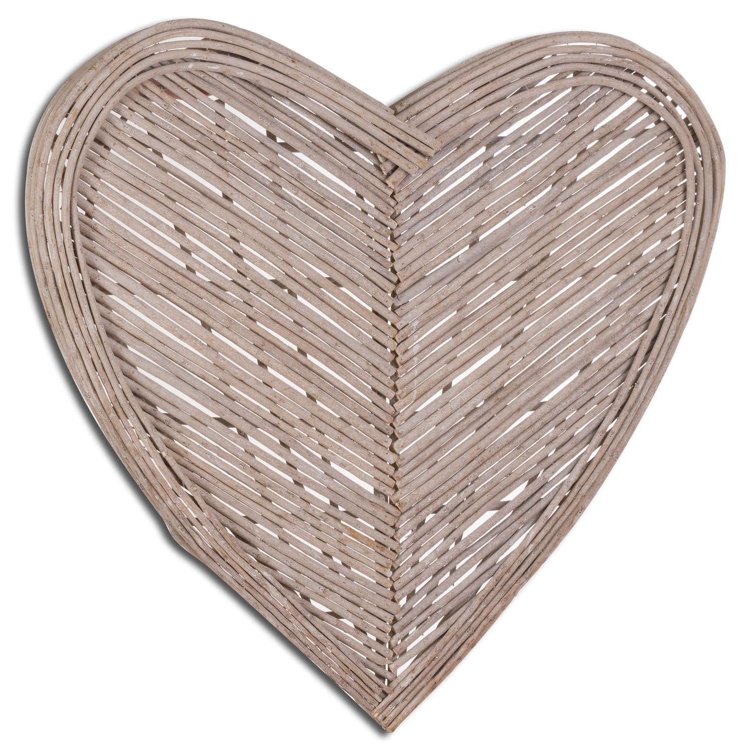 View Large Heart Wicker Wall Art information