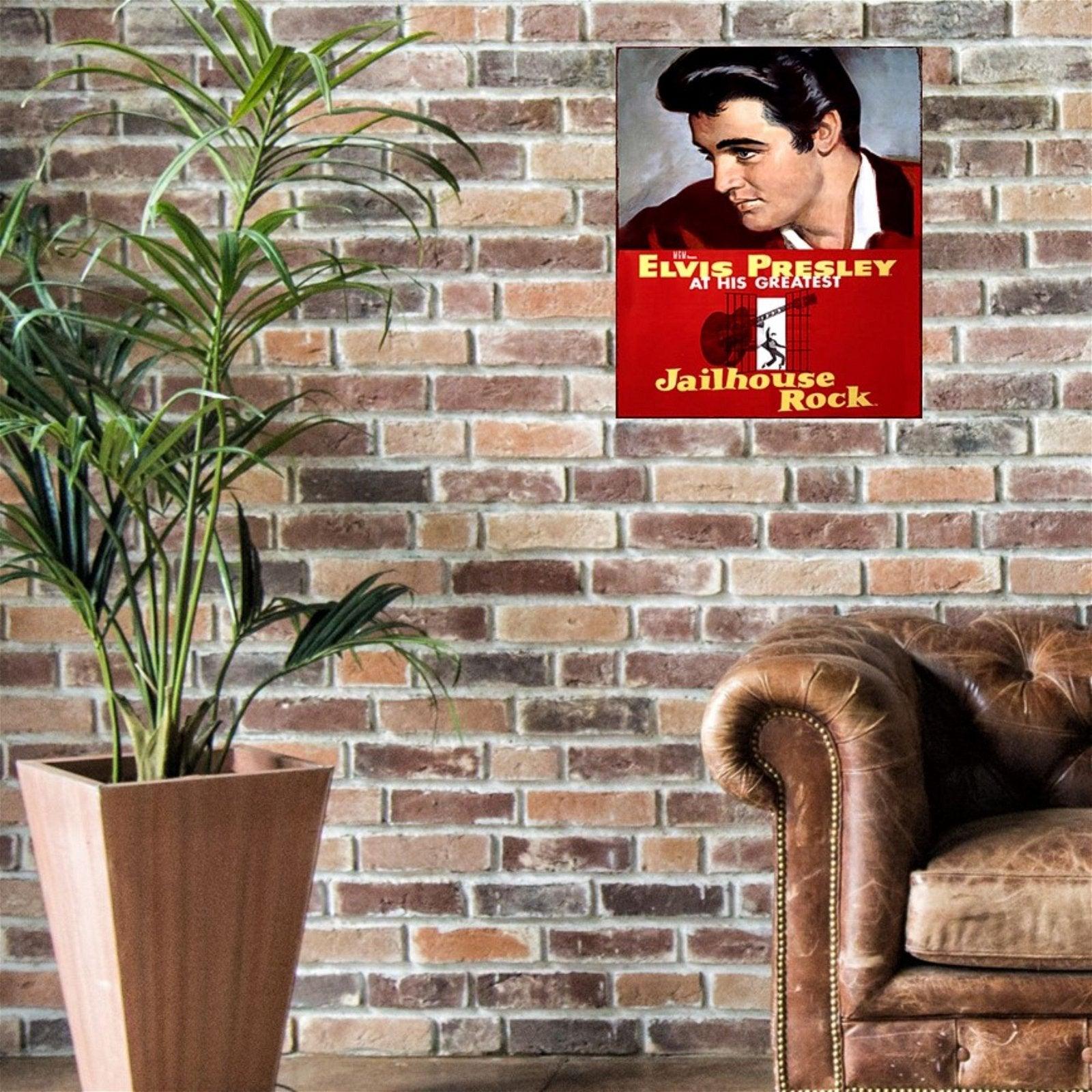 View Large Metal Sign 60 x 495cm Elvis Presley Jailhouse Rock information