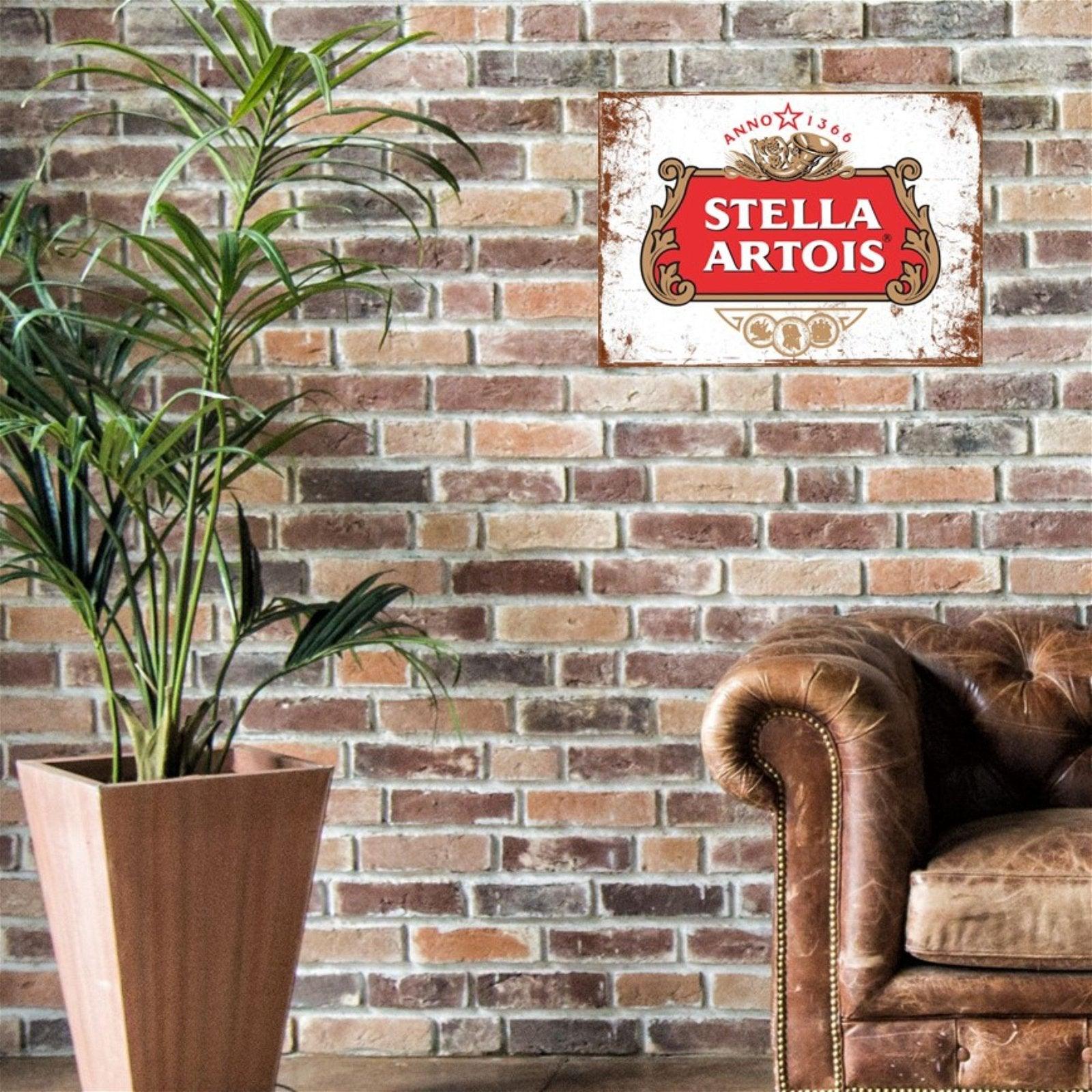View Large Metal Sign 60 x 495cm Stella Artois information