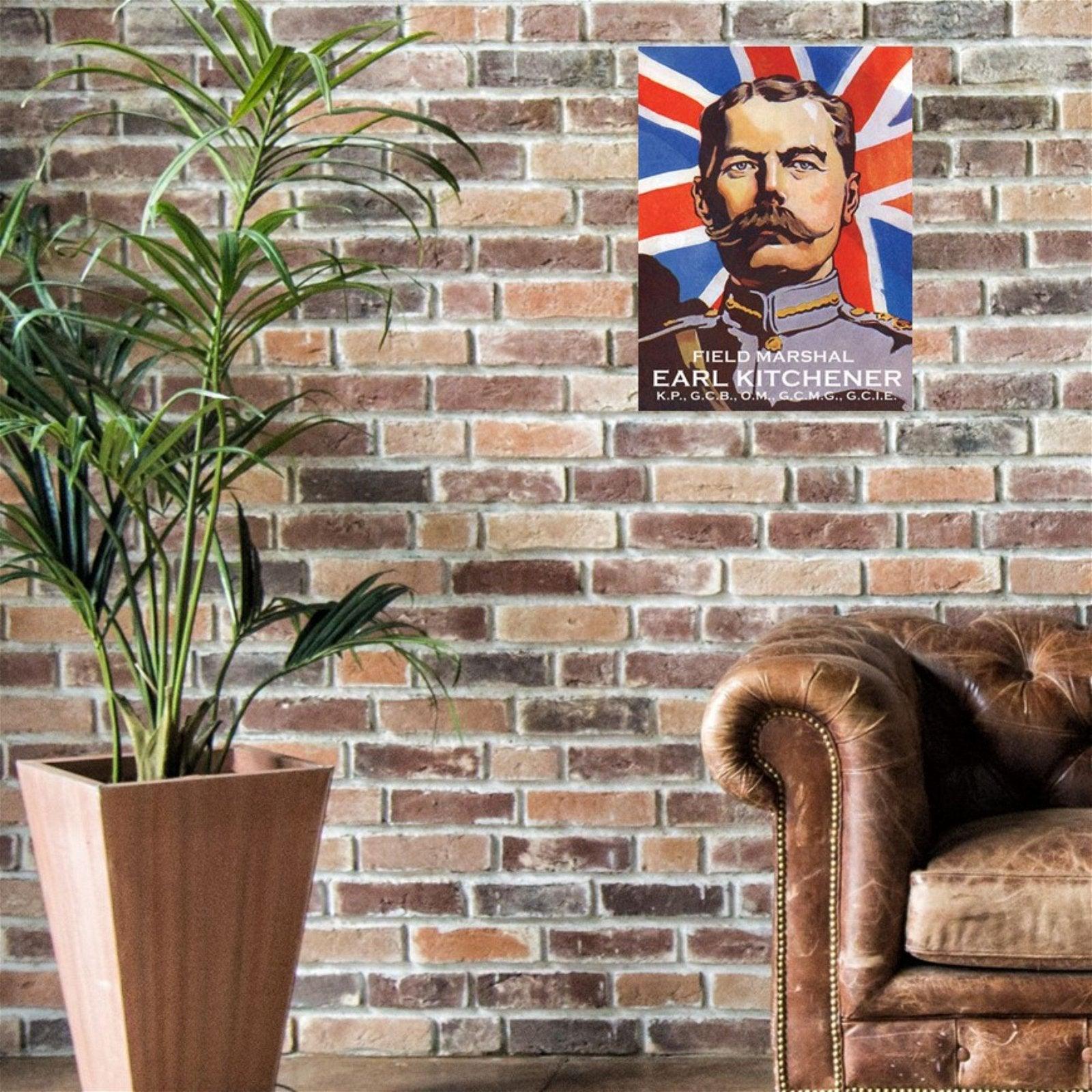 View Large Metal Sign 60 x 495cm Vintage Retro Earl Kitchener information