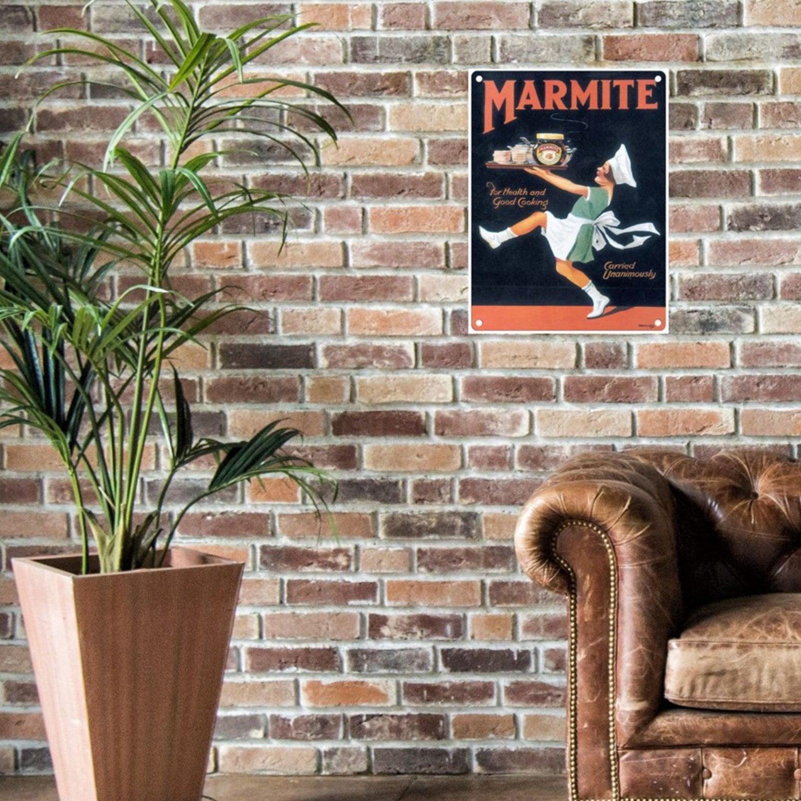 View Large Metal Sign 60 x 495cm Vintage Retro Marmite information