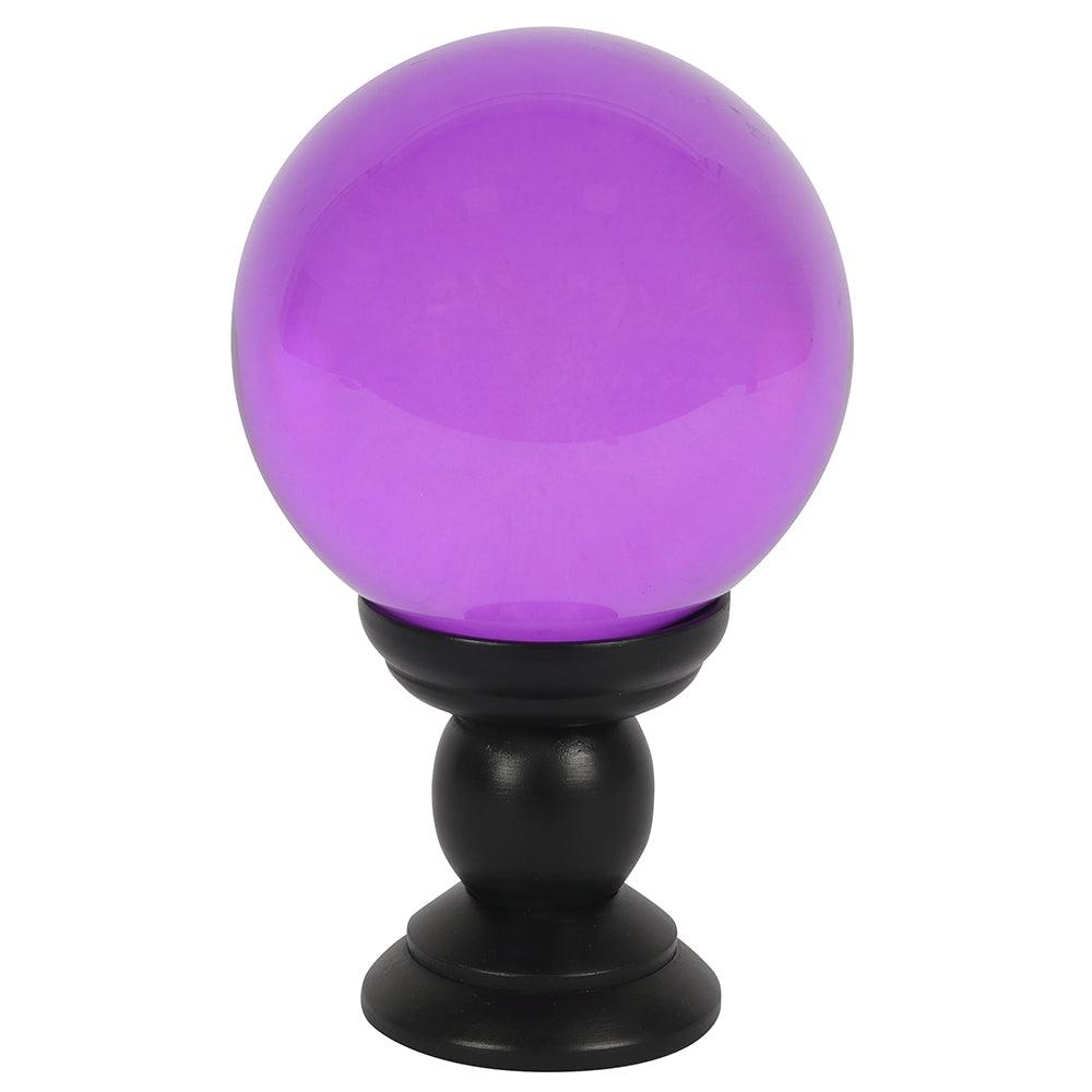 View Large Purple Crystal Ball on Stand information