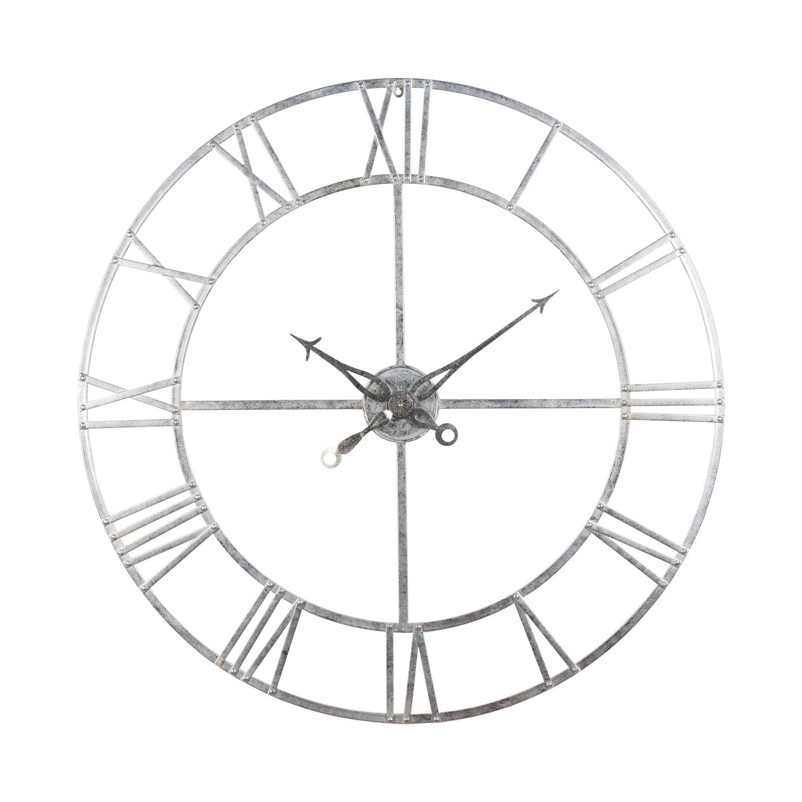 View Large Silver Foil Skeleton Wall Clock information