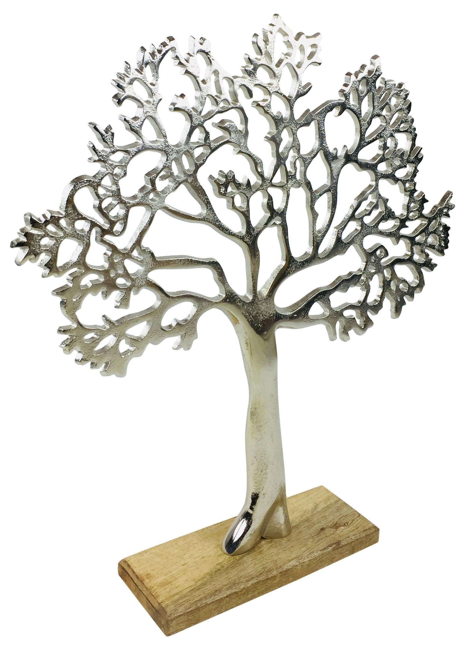 View Large Silver Tree Ornament 42cm information
