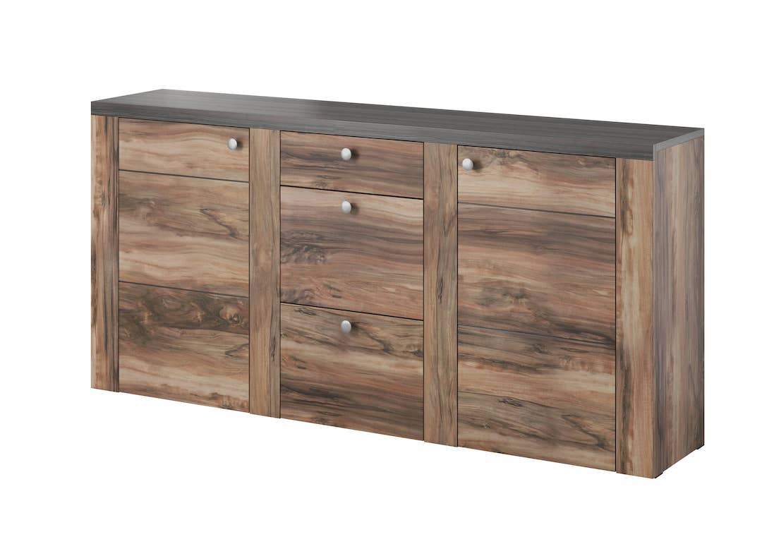 View Larona 25 Sideboard Cabinet Oak Satin 176cm information