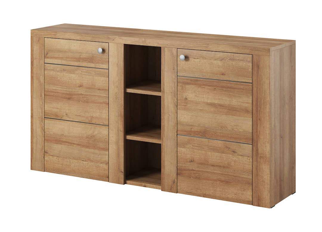 View Larona 26 Sideboard Cabinet Oak Riviera 155cm information