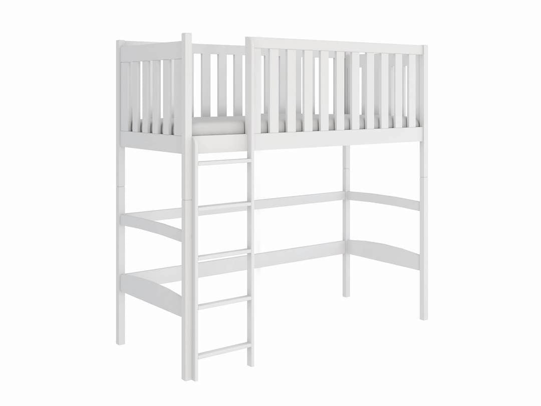 View Laura Loft Bed White FoamBonnell Mattress information