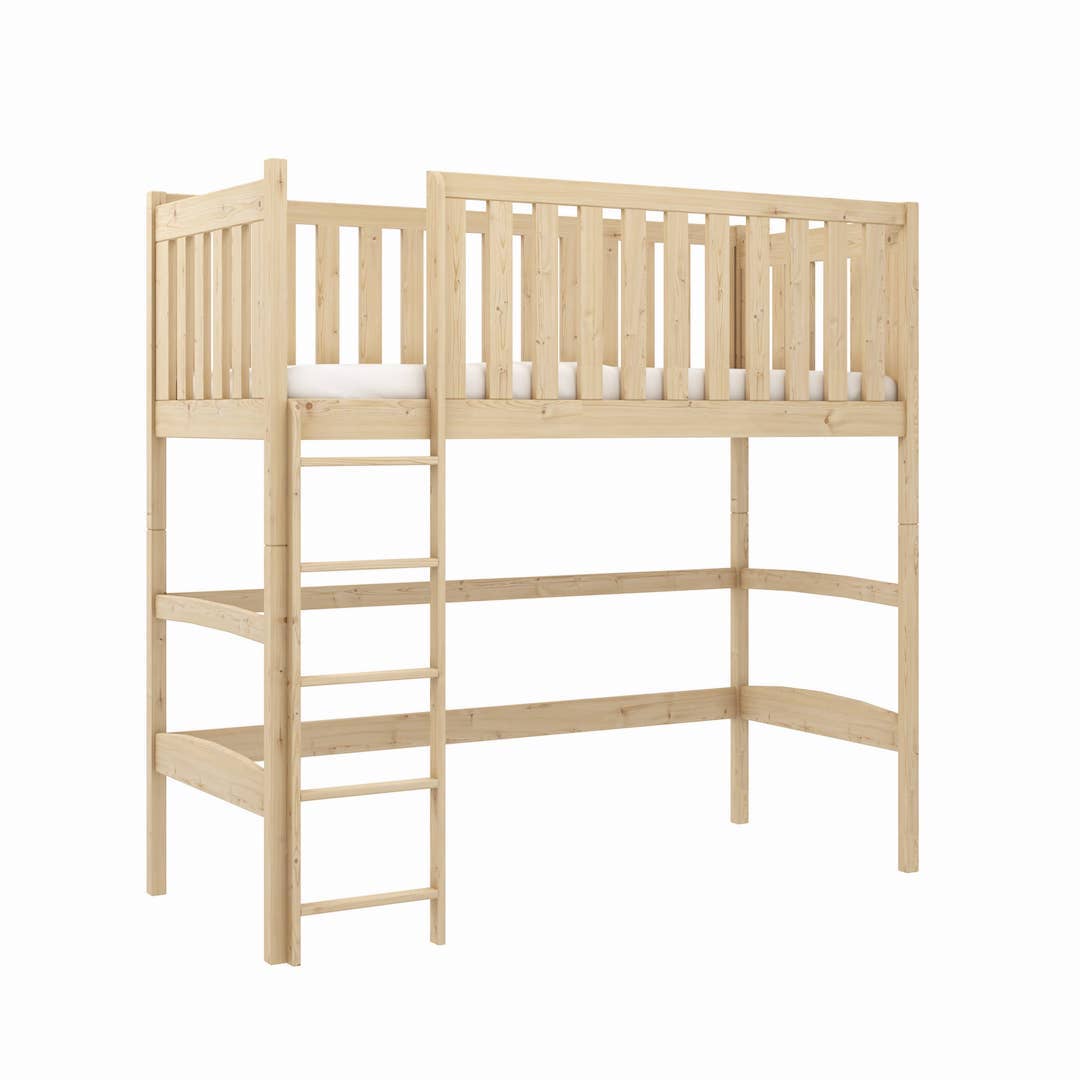 View Laura Loft Bed Pine Without Mattress information