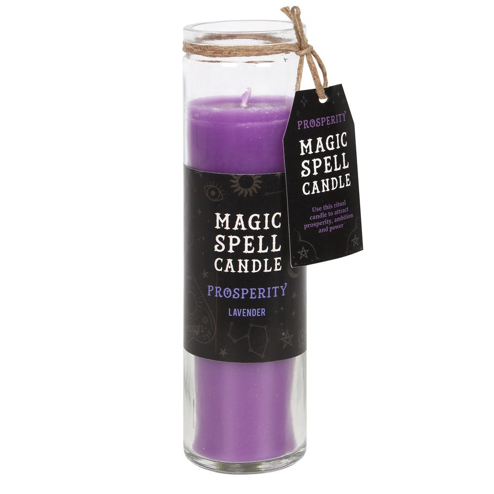 View Lavender Prosperity Spell Tube Candle information