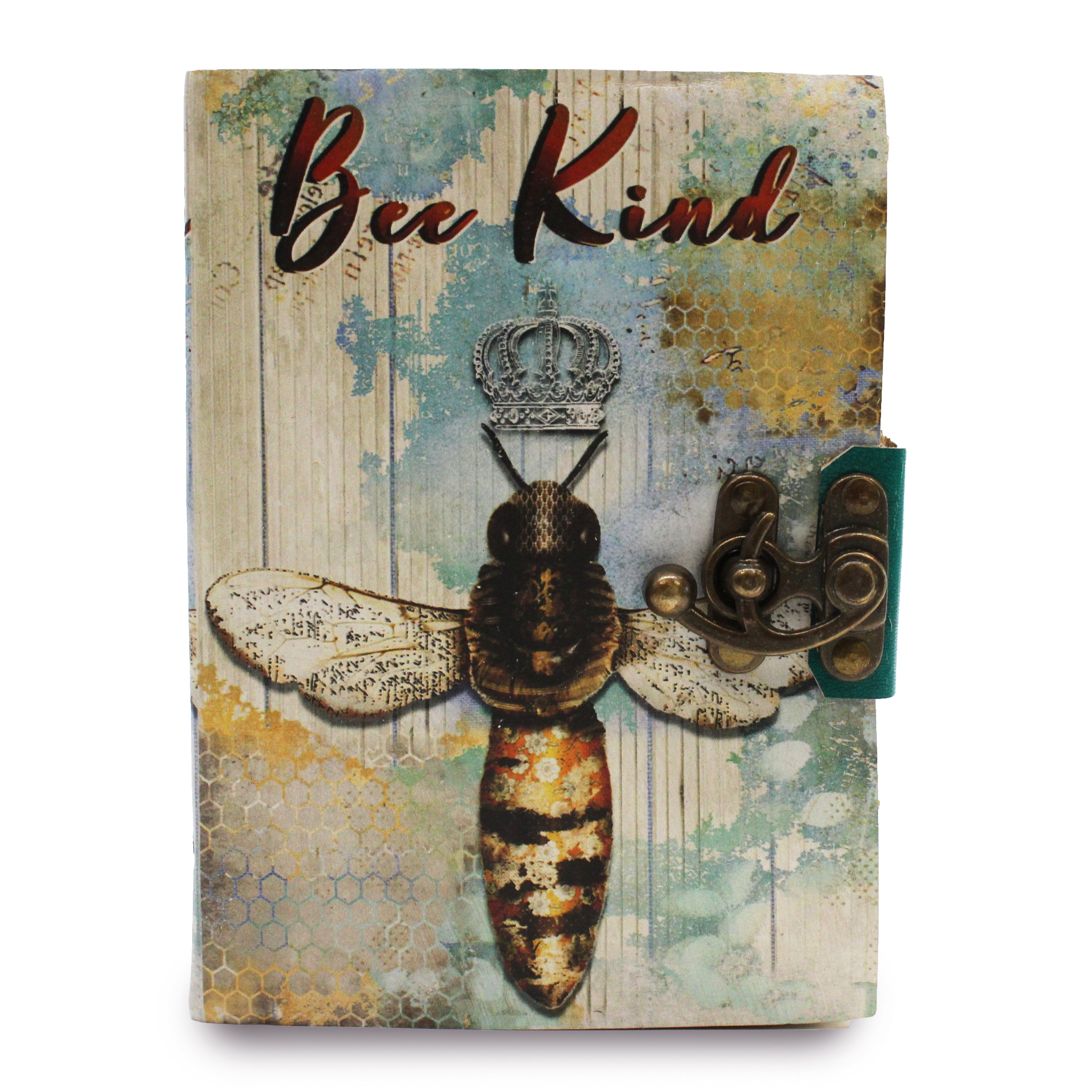 View Leather Bee Kind Deckleedge Notebook 7x5 information