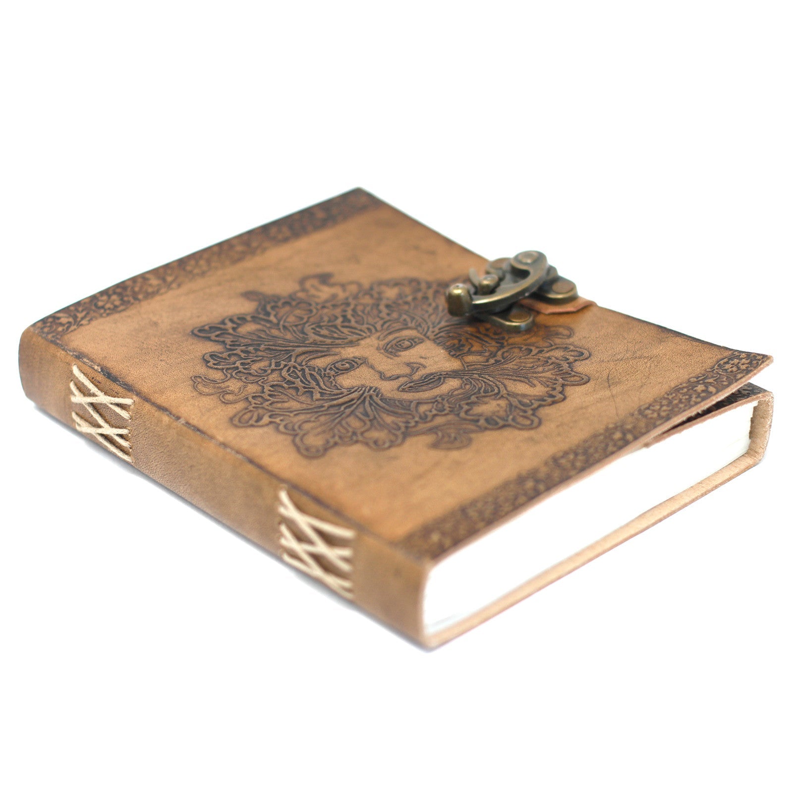 View Leather Greenman Notebook 6x8 information