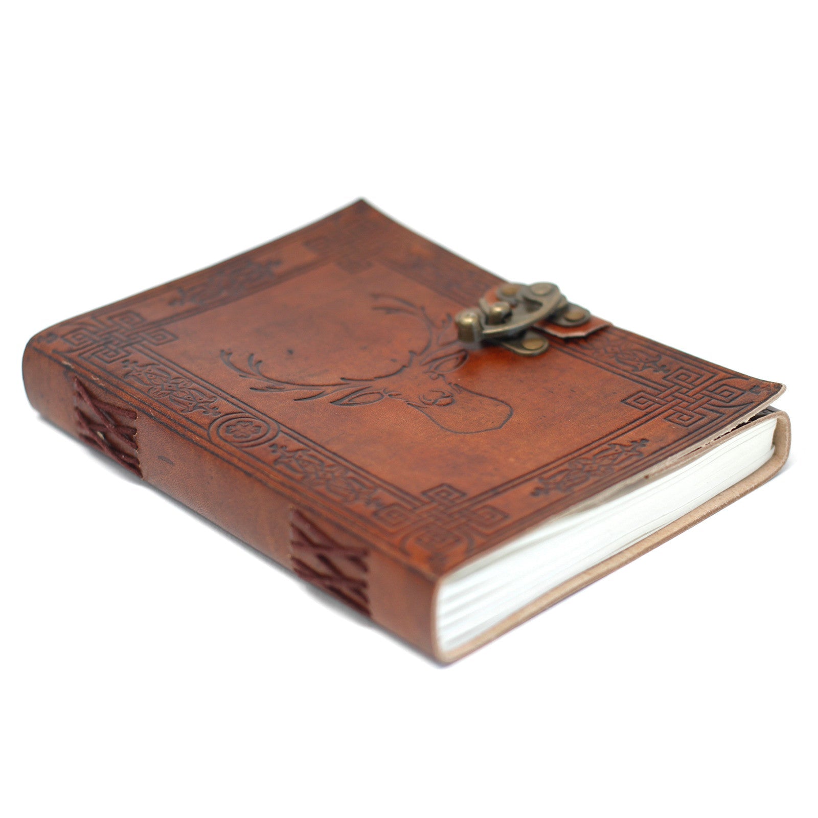 View Leather Stag Notebook 6x8 information