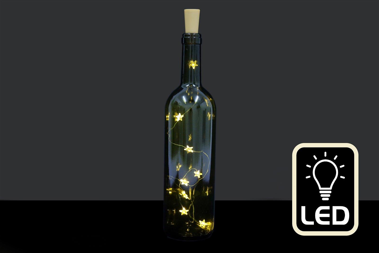 View LED Star Cork Garland 10 Led Light information