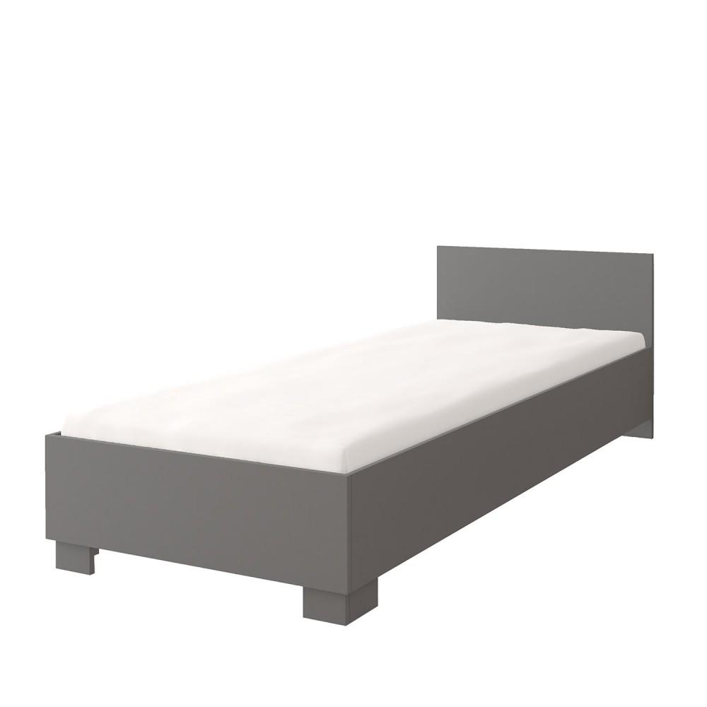 View Omega OM36 Single Bed Grey Matt 90 x 200cm information