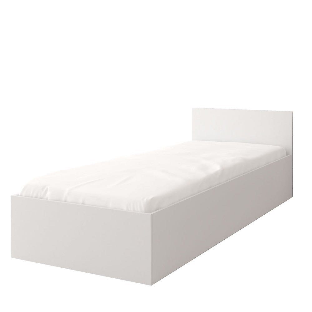 View Omega OM46 Bed with Storage White Matt 90 x 200cm information