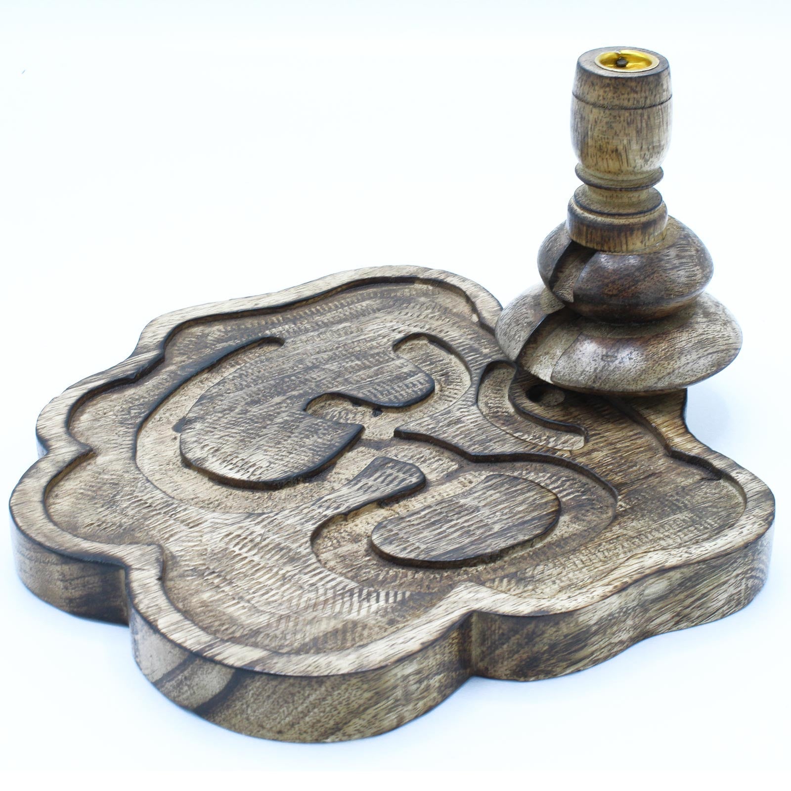 View Lrg Mango Wood Backflow Burner Ohm information