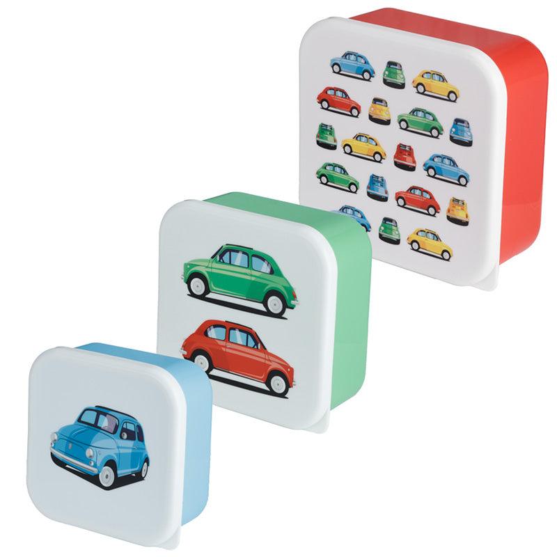 View Lunch Boxes Set of 3 MLXL Retro Fiat 500 information
