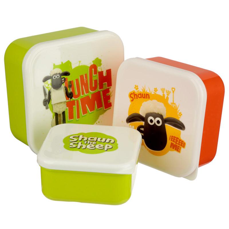 View Lunch Boxes Set of 3 SML Shaun the Sheep information