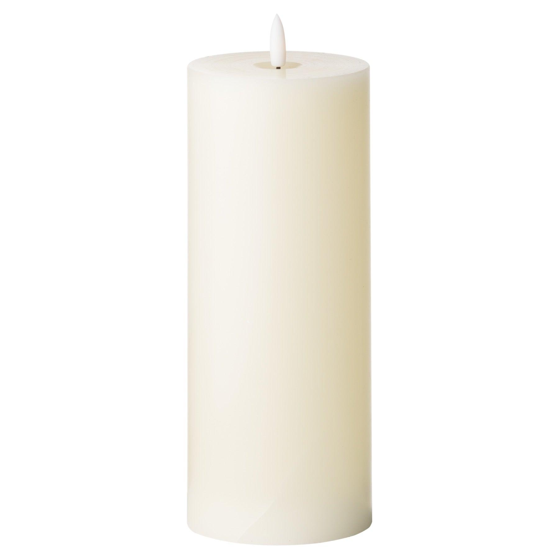 View Luxe Collection Natural Glow 35 x 9 LED Ivory Candle information